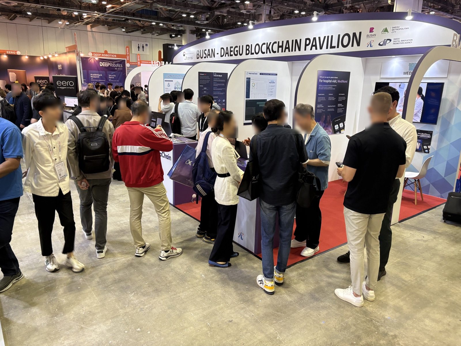 GITEX AI ASIA 2026 · Korea Blockchain Pavilion 현장 사진 4