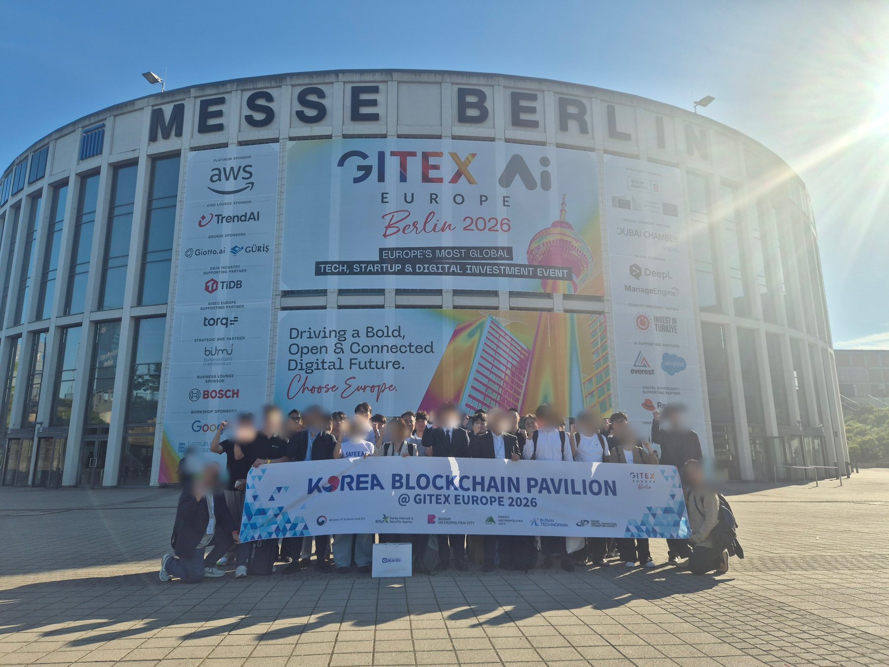 GITEX AI EUROPE 2026 · Korea Blockchain Pavilion 1